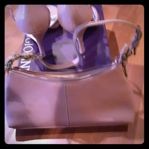 NINE WEST BLUSH COLORED EUC MINI BAG